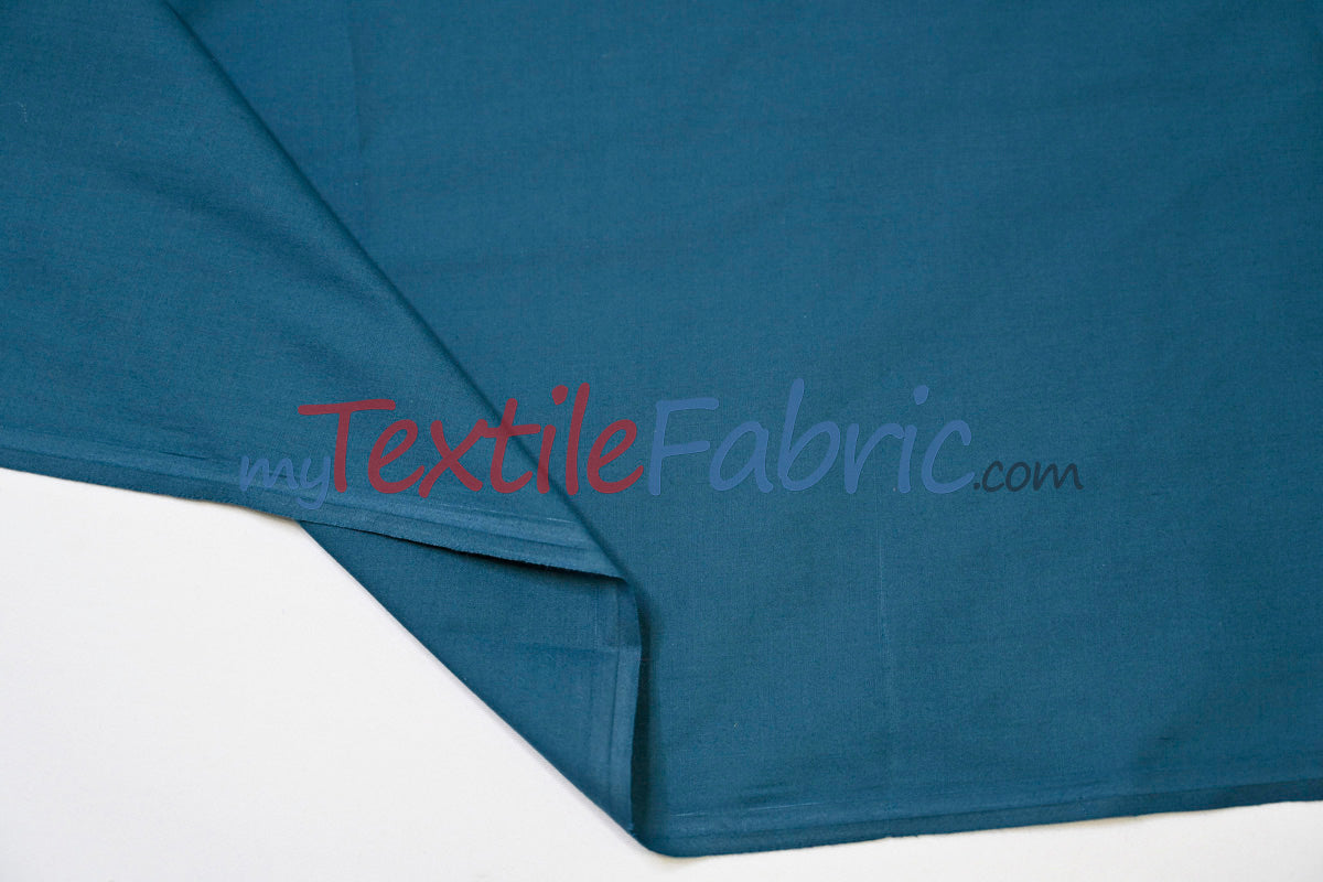 Polyester Cotton Broadcloth Fabric | 60" Wide | Solid Colors | Continuous Yards and by Bolt