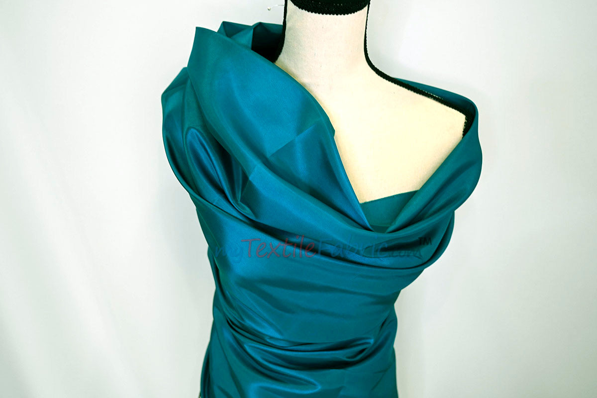 Taffeta Fabric | Two Tone Taffeta Fabric | Non Stretch Taffeta | 60" Wide | Multiple Solid Colors