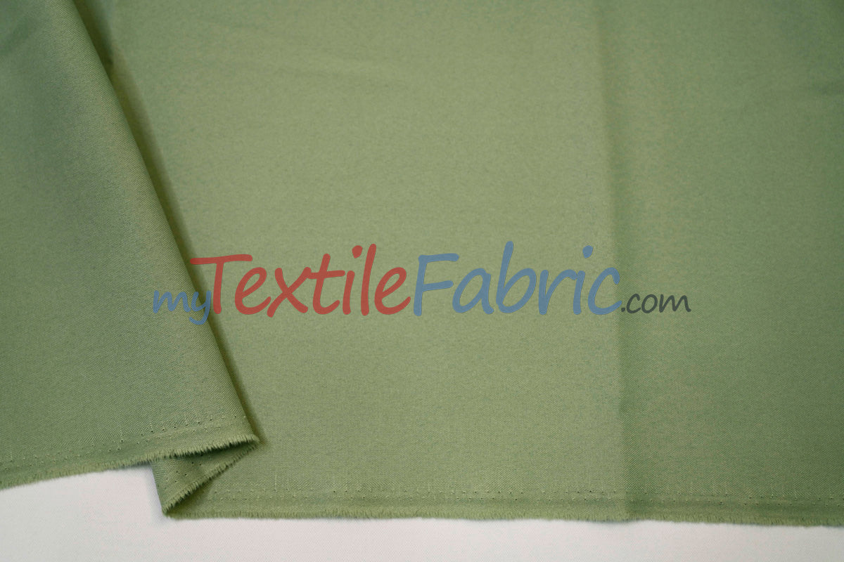Extra Wide Polyester Fabric | 124" Wide Polyester Fabric | 124" Polypoplin for Tablecloths, Drapery, and Curtains |