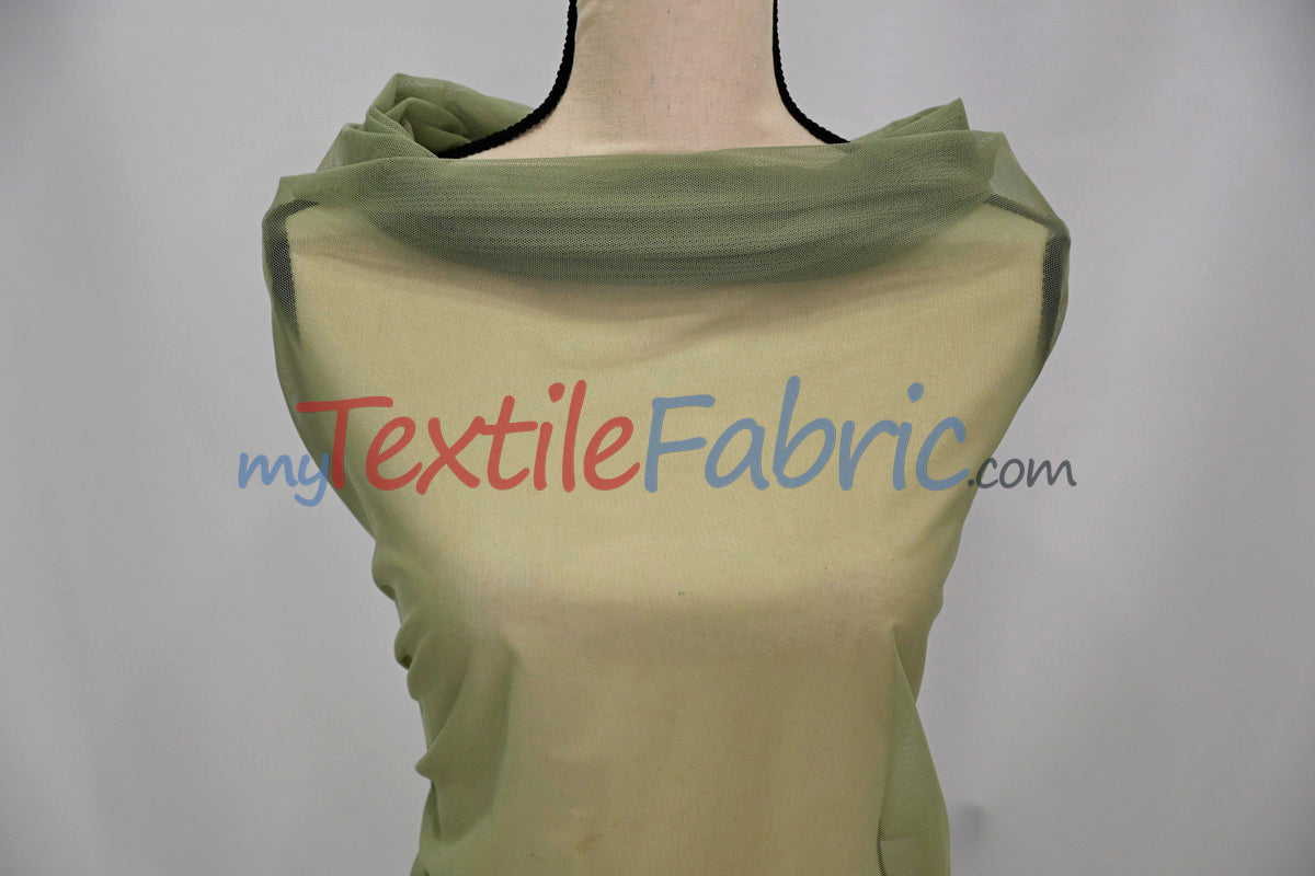 Super Soft Power Mesh Spandex | 20% Spandex | 60" Wide | 4 Way Stretch | Multiple Colors |