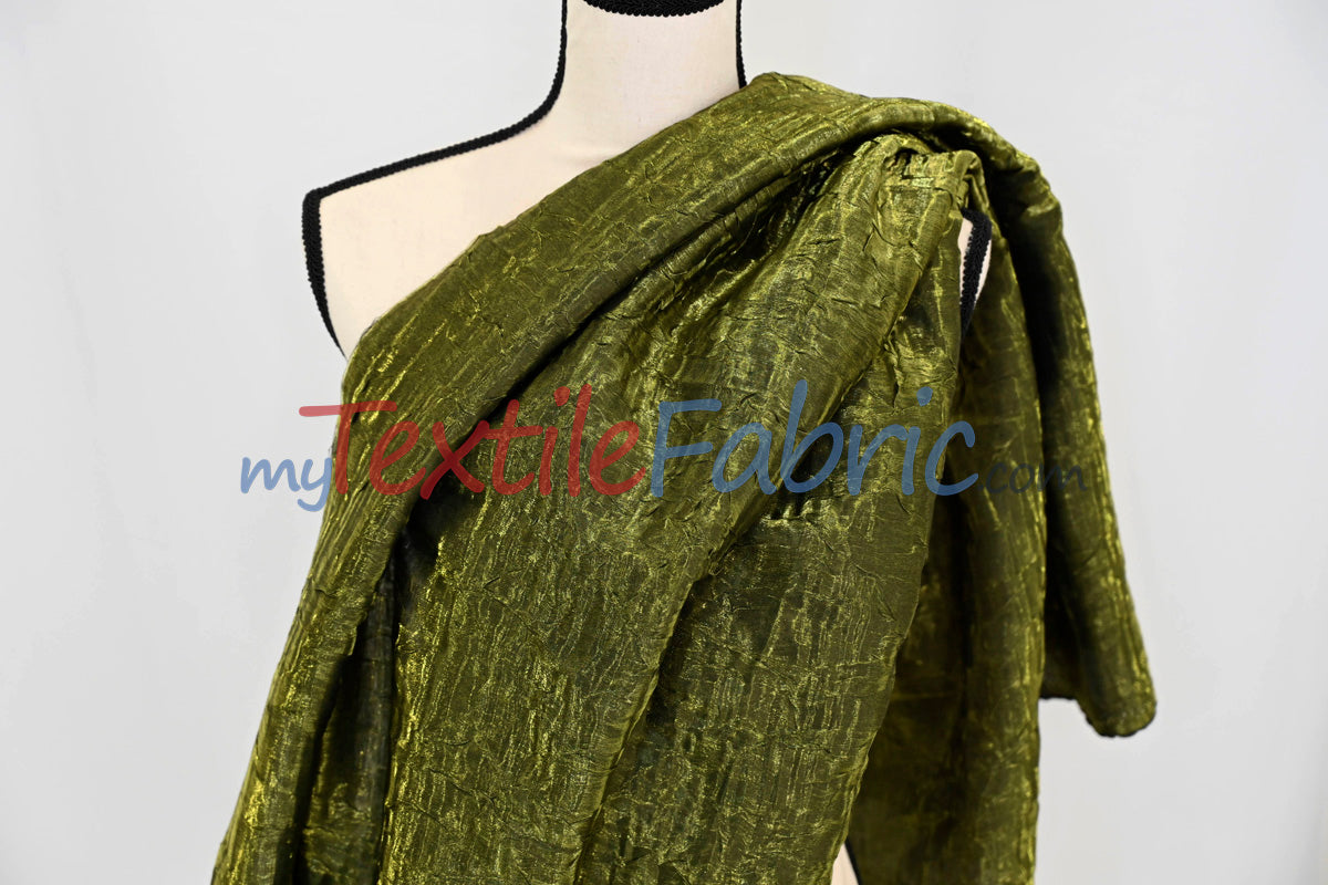 Iridescent Crush Shimmer Fabric | Iridescent Fabric | 54" Wide | Multiple Colors | Yards & Bolts