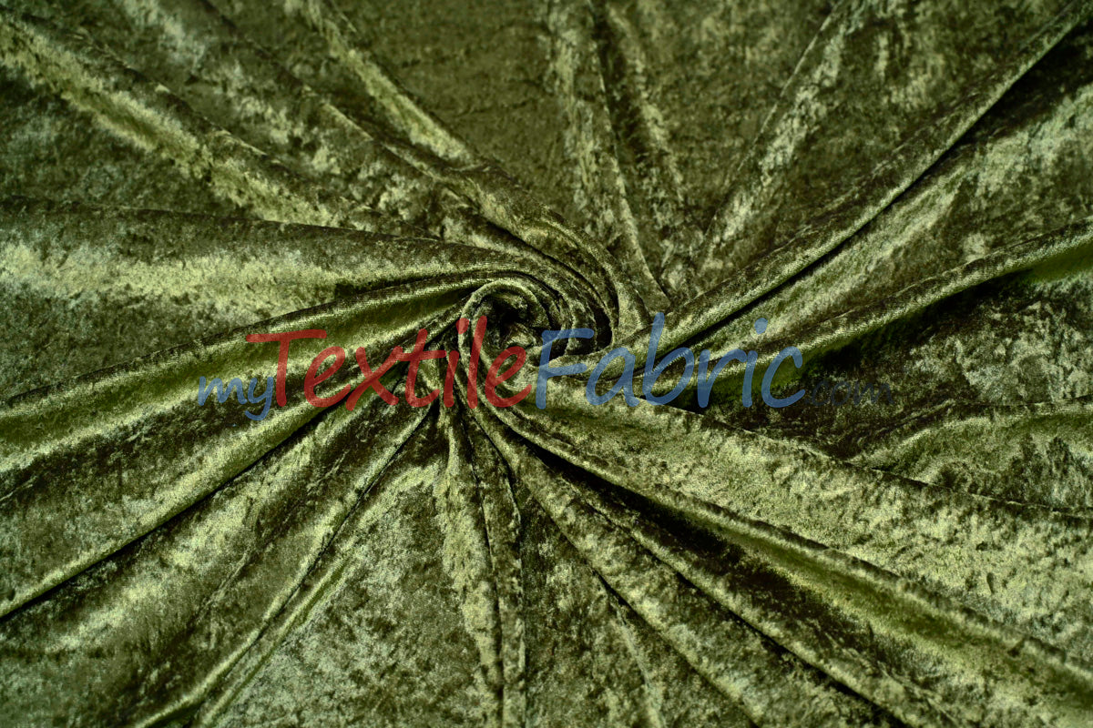 Panne Velvet Fabric | 60" Wide | Crush Panne Velour | Apparel, Costumes, Cosplay, Curtains, Drapery & Home Decor