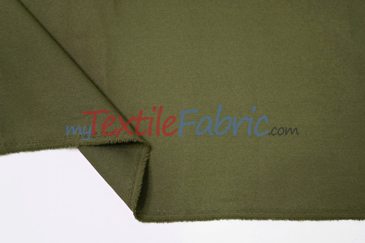 60" Wide Polyester Fabric Yards and Bolts | Visa Polyester Poplin Fabric | Basic Polyester for Tablecloths, Drapery, and Curtains