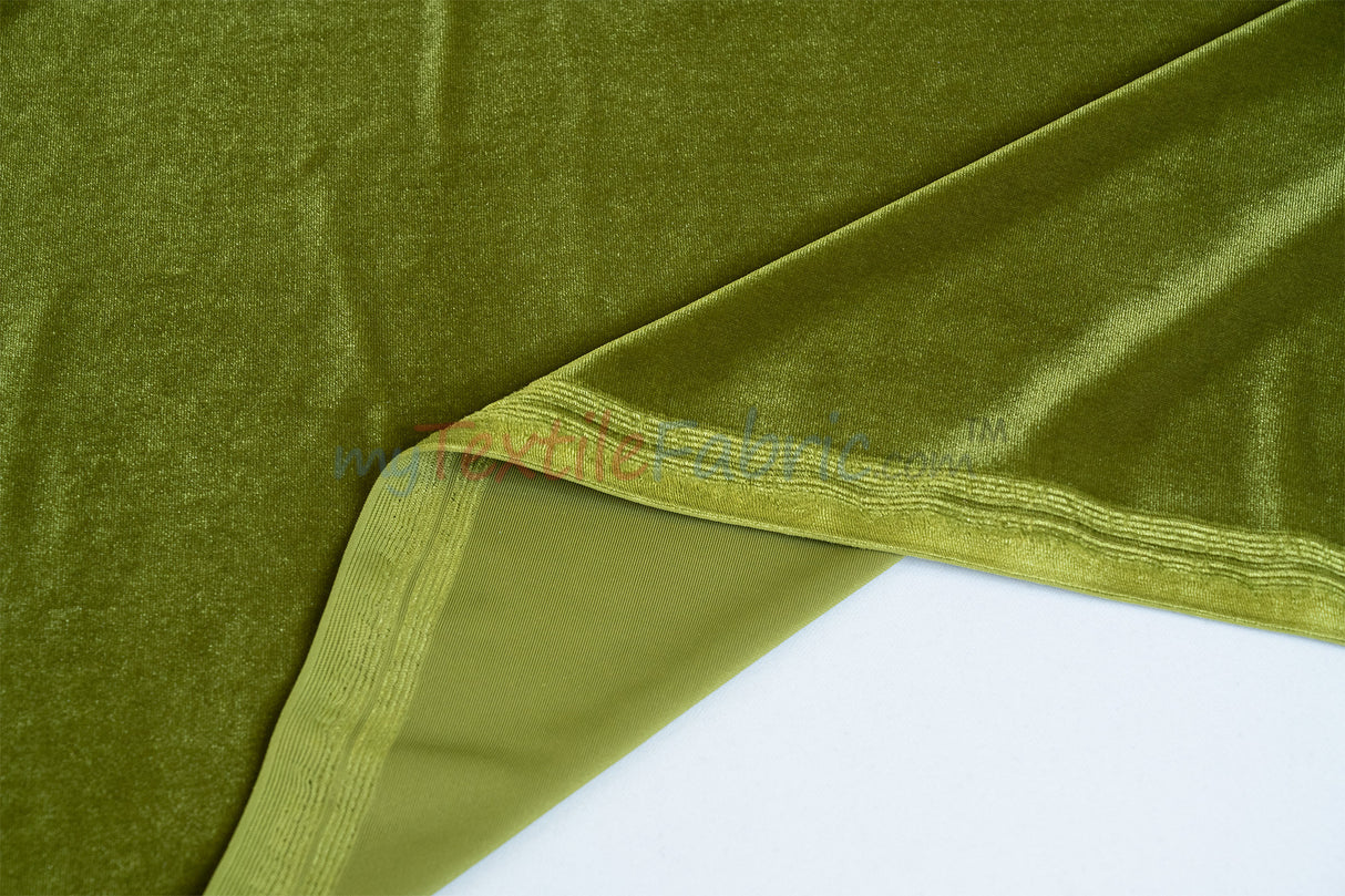 Soft and Plush Stretch Velvet Fabric | Stretch Velvet Spandex | 58" Wide | Spandex Velour for Apparel, Costume, Cosplay, Drapes |