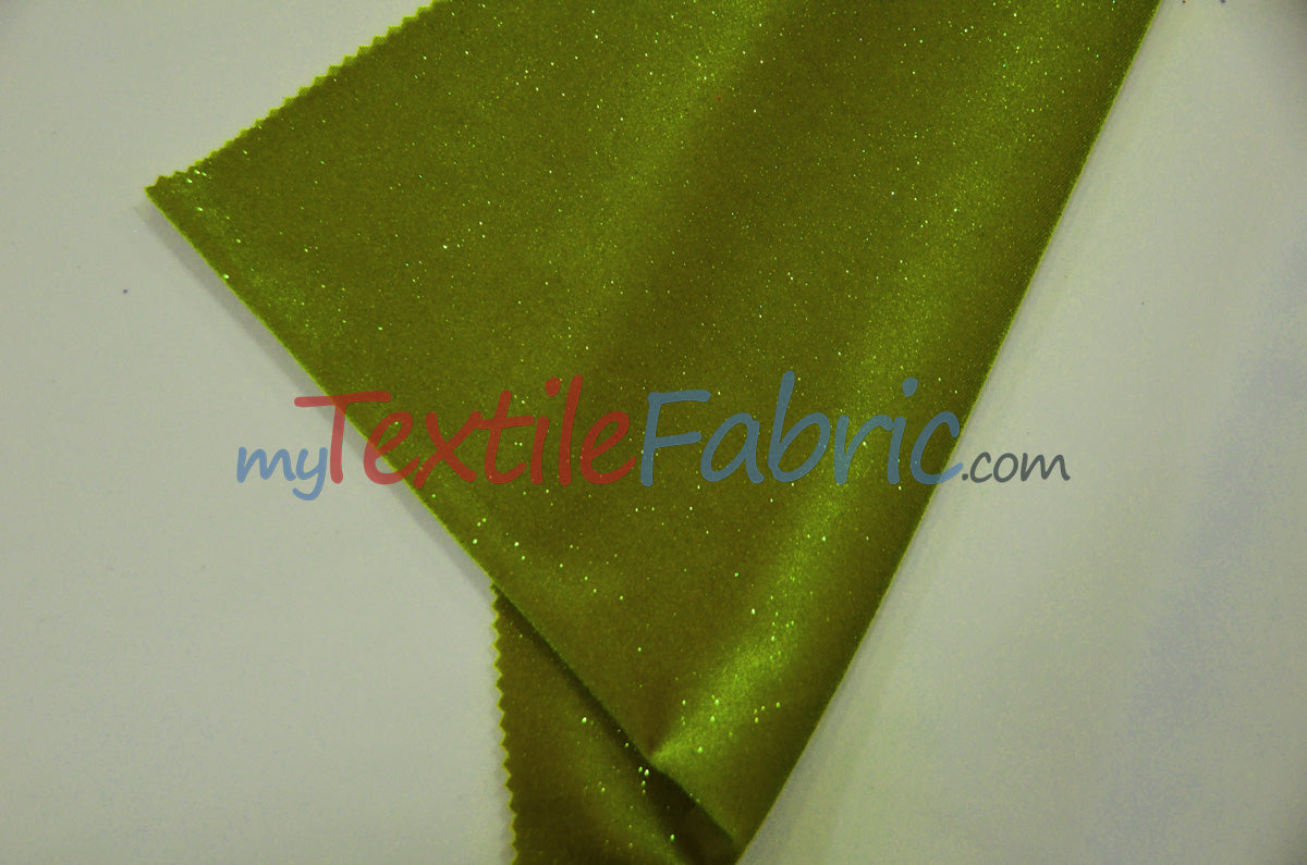 Glitter Stretch Velvet | Sparkling Glitter on Plush Spandex Velvet | 60" Wide | Multiple Colors |