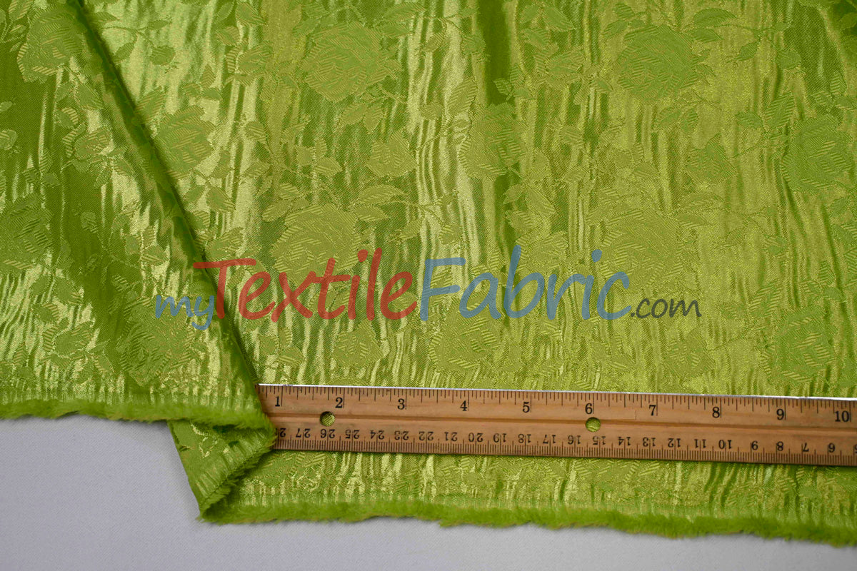 Satin Jacquard | Satin Flower Brocade | 60" Wide | Sold by the Continuous Yard |