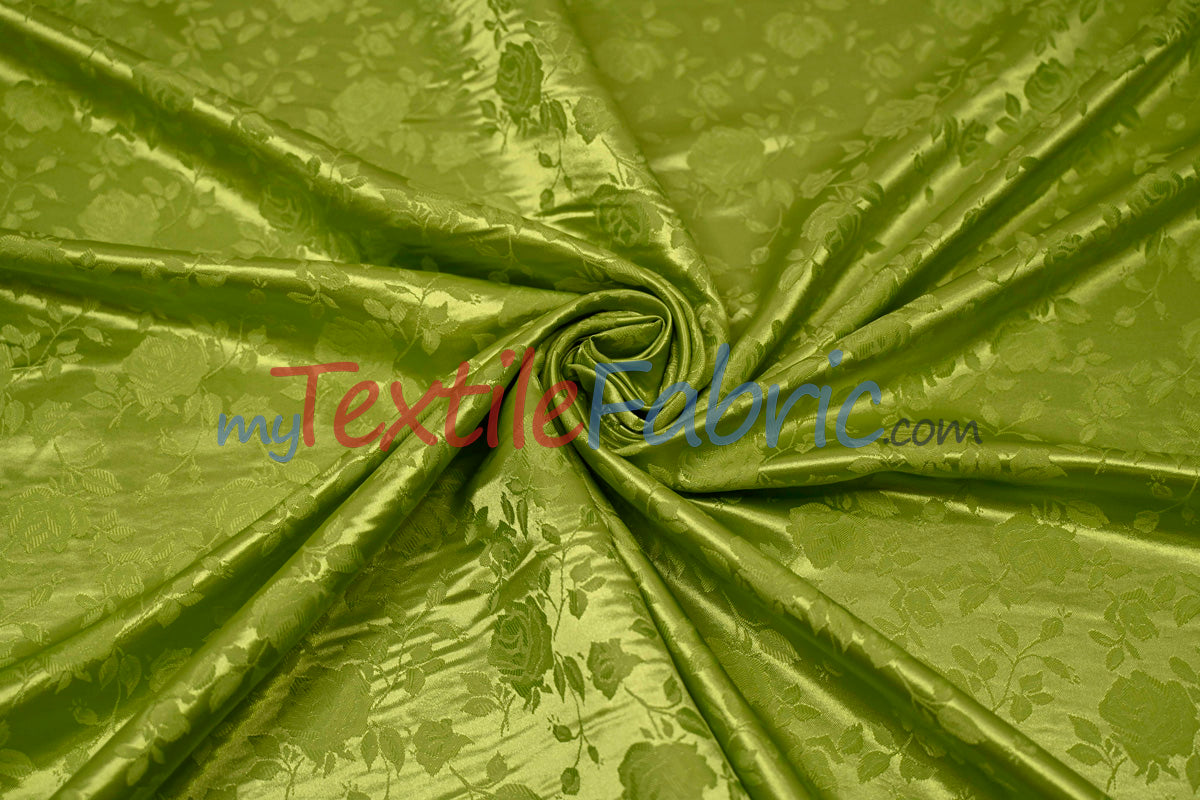 Satin Jacquard | Satin Flower Brocade | 60" Wide | Sold by the Continuous Yard |
