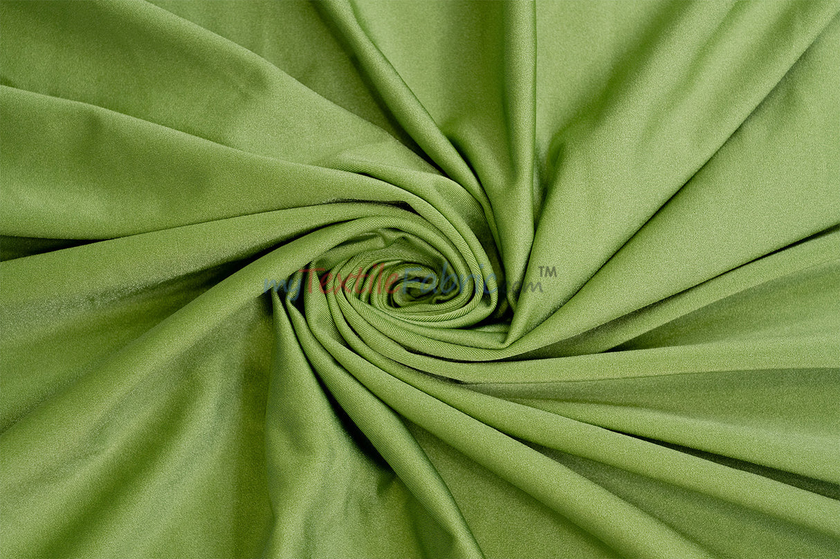 Nylon Spandex 4 Way Stretch Fabric | 60" Width | Great for Swimwear, Dancewear, Waterproof, Tablecloths, Chair Covers | Multiple Colors |