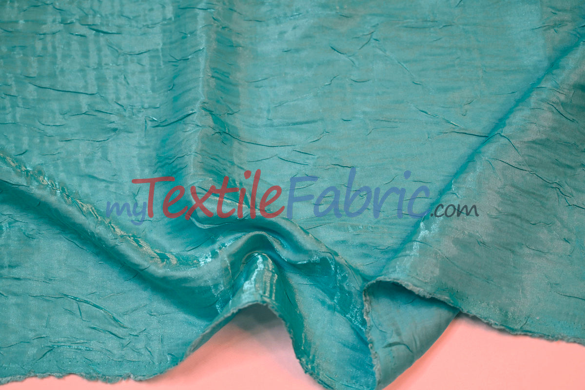 Iridescent Crush Shimmer Fabric | Iridescent Fabric | 54" Wide | Multiple Colors | Yards & Bolts