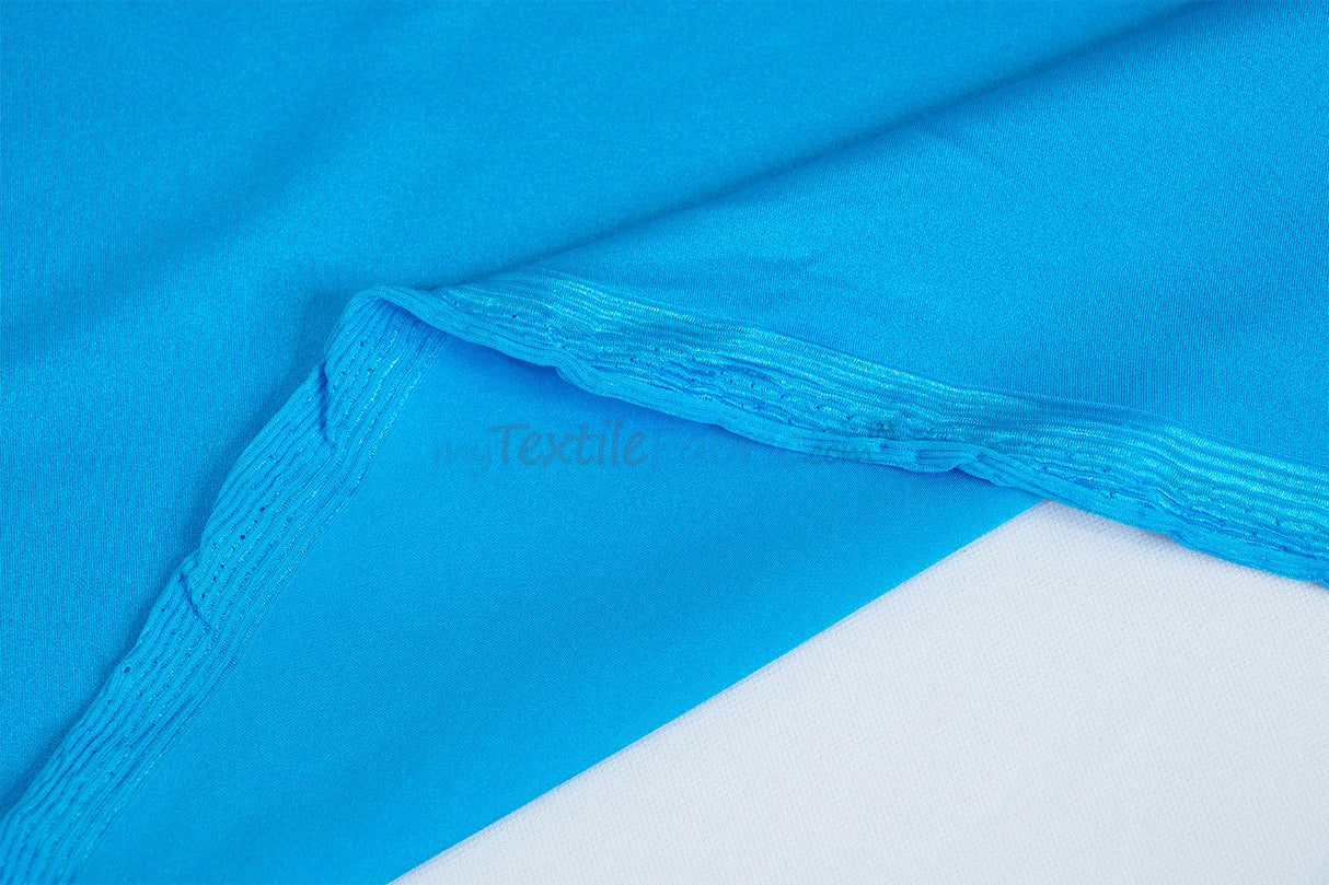 Nylon Spandex 4 Way Stretch Fabric | 60" Width | Great for Swimwear, Dancewear, Waterproof, Tablecloths, Chair Covers | Multiple Colors |