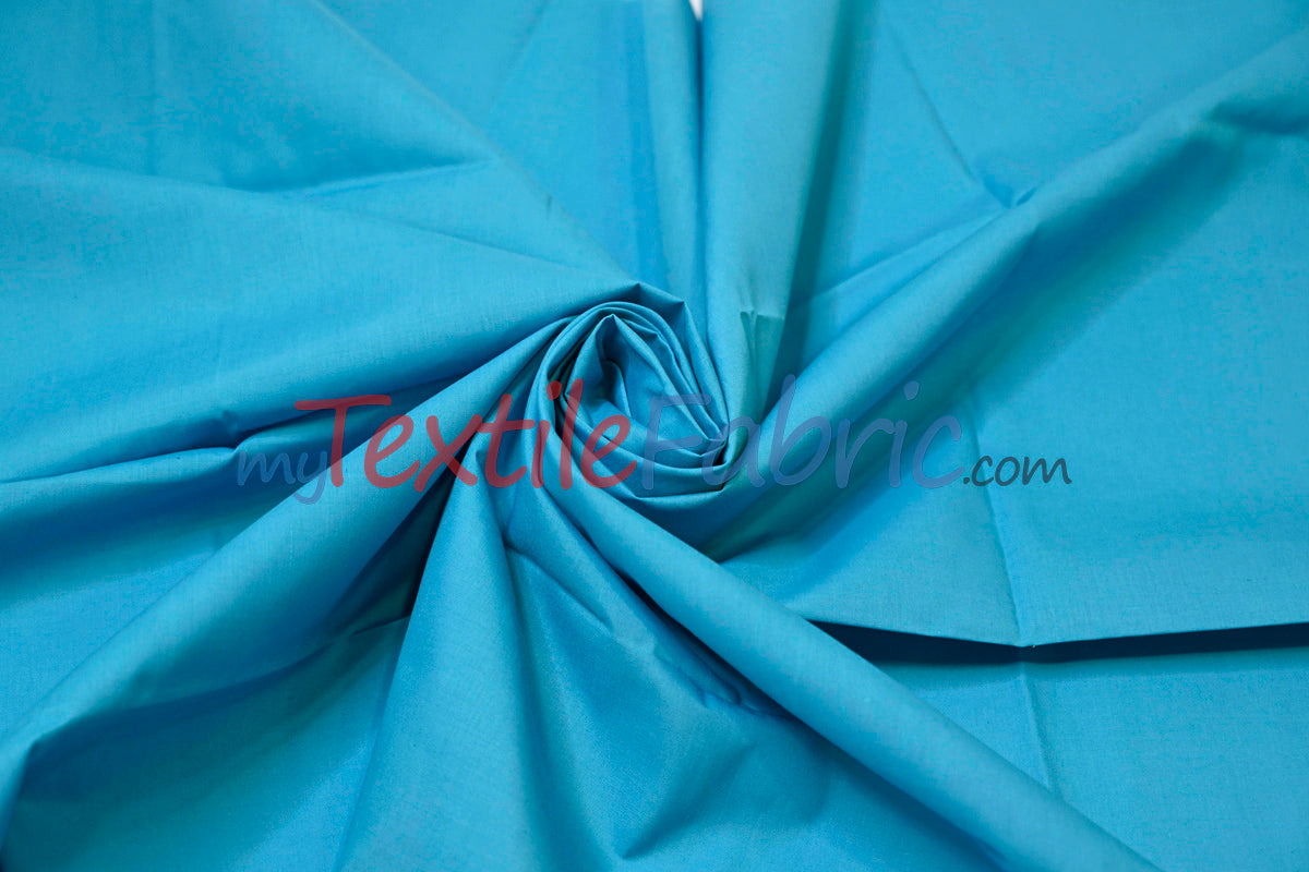 Polyester Cotton Broadcloth Fabric | 60" Wide | Solid Colors | Continuous Yards and by Bolt