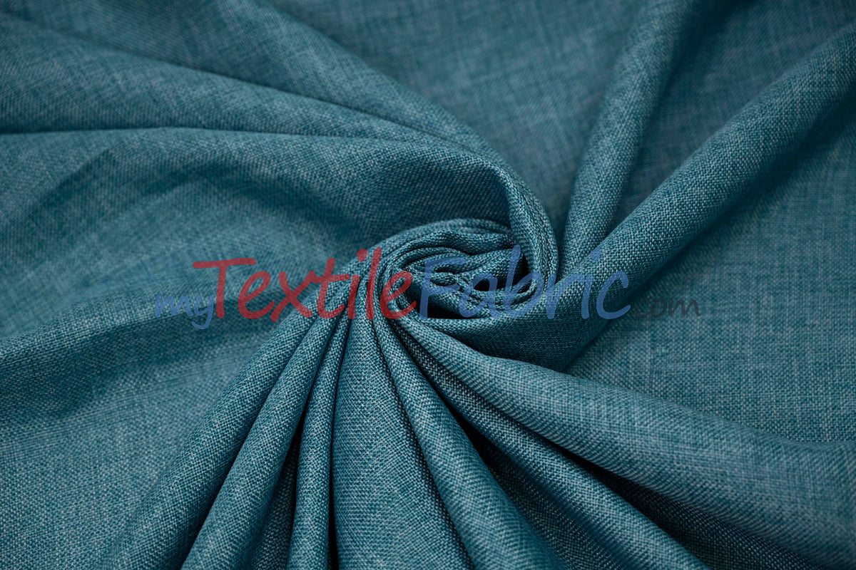 Vintage Linen Fabric | Imitation Burlap Fabric | 60" Wide | Faux Burlap | Vintage Rustic Natural Look Burlap | Washable Burlap Fabric for Decor |