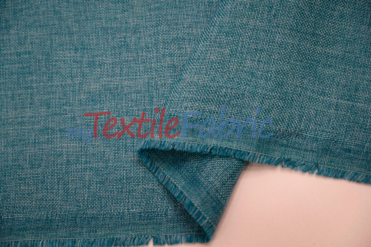 Vintage Linen Fabric | Imitation Burlap Fabric | 60" Wide | Faux Burlap | Vintage Rustic Natural Look Burlap | Washable Burlap Fabric for Decor |