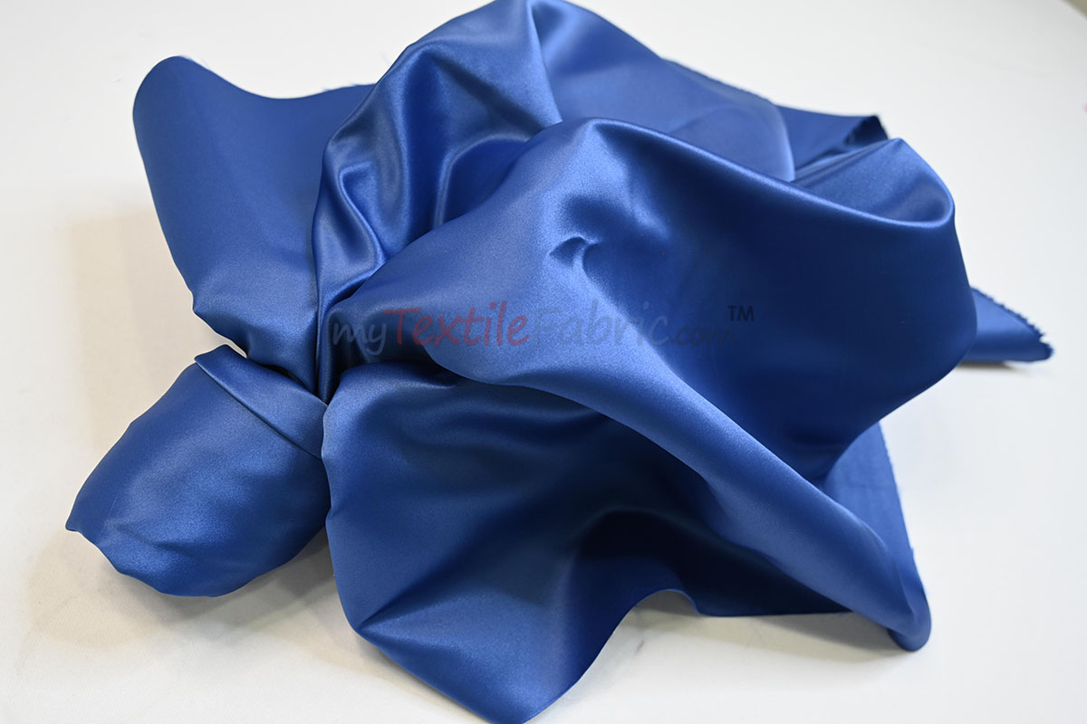 Stretch Matte Satin Peau de Soie Fabric | 60" Wide | Stretch Duchess Satin | Stretch Dull Lamour Satin for Bridal, Wedding, Costumes, Bridesmaid Dress
