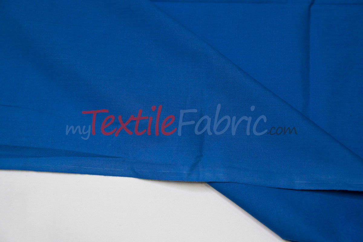 Polyester Cotton Broadcloth Fabric | 60" Wide | Solid Colors | Continuous Yards and by Bolt