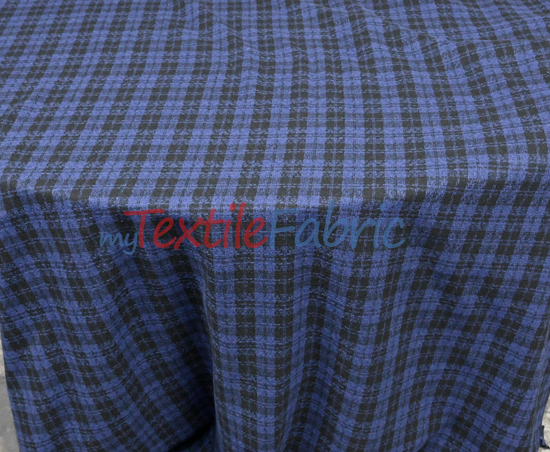 Classic Tweed Fabric | 60" Wide | Timeless Woolen-Style Polyester Tweed