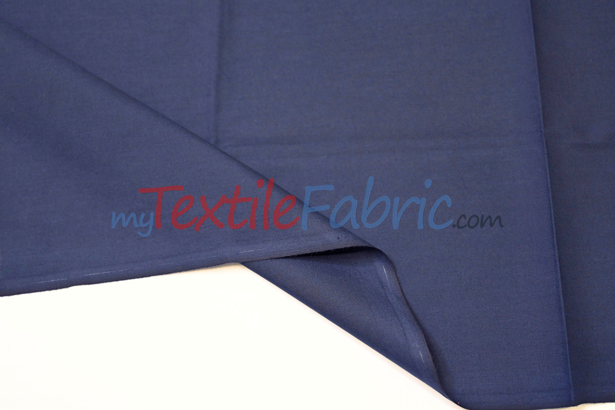 Polyester Cotton Broadcloth Fabric | 60" Wide | Solid Colors | Continuous Yards and by Bolt
