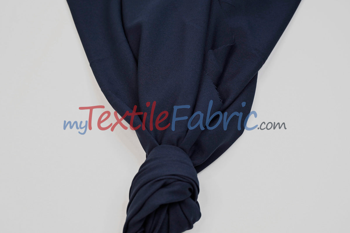 60" Wide Polyester Fabric Yards and Bolts | Visa Polyester Poplin Fabric | Basic Polyester for Tablecloths, Drapery, and Curtains