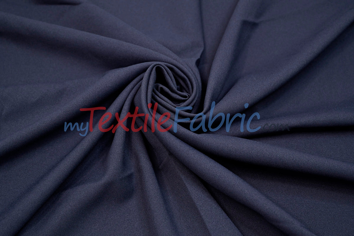 60" Wide Polyester Fabric Yards and Bolts | Visa Polyester Poplin Fabric | Basic Polyester for Tablecloths, Drapery, and Curtains