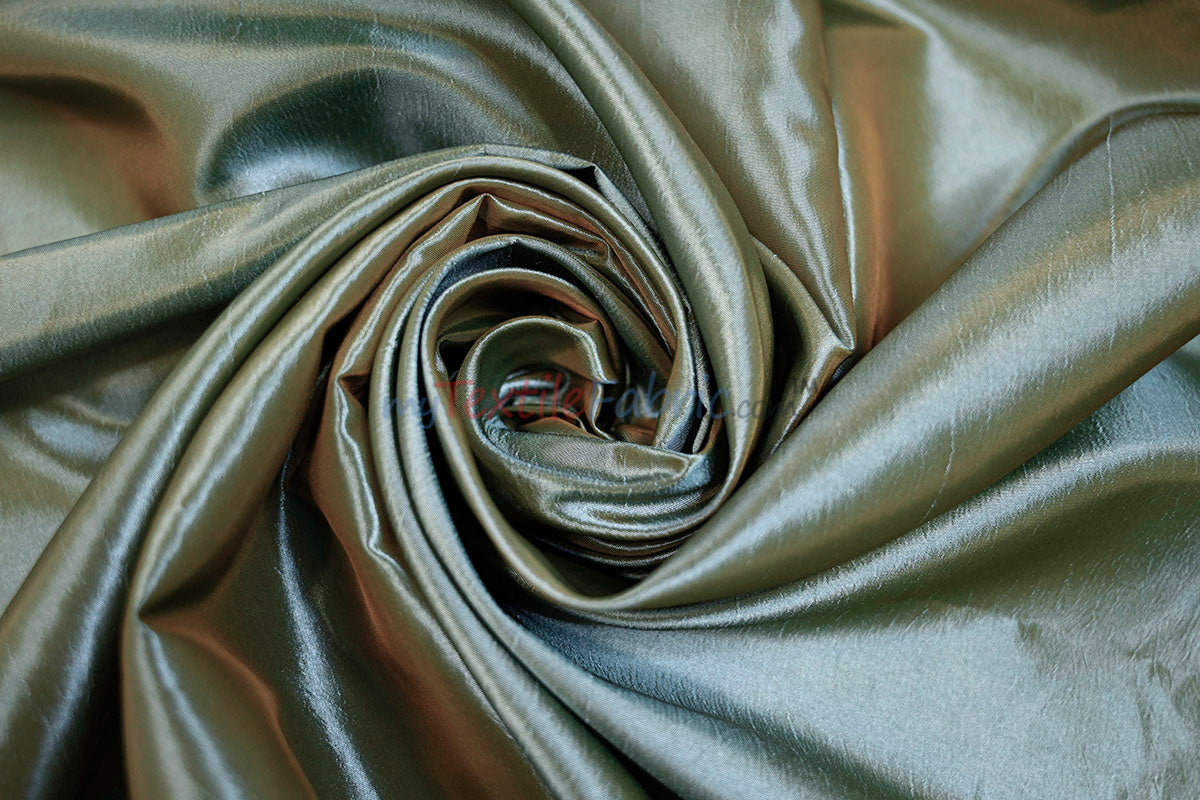 Taffeta Fabric | Two Tone Taffeta Fabric | Non Stretch Taffeta | 60" Wide | Multiple Solid Colors