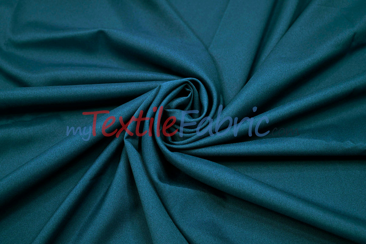 60" Wide Polyester Fabric Yards and Bolts | Visa Polyester Poplin Fabric | Basic Polyester for Tablecloths, Drapery, and Curtains