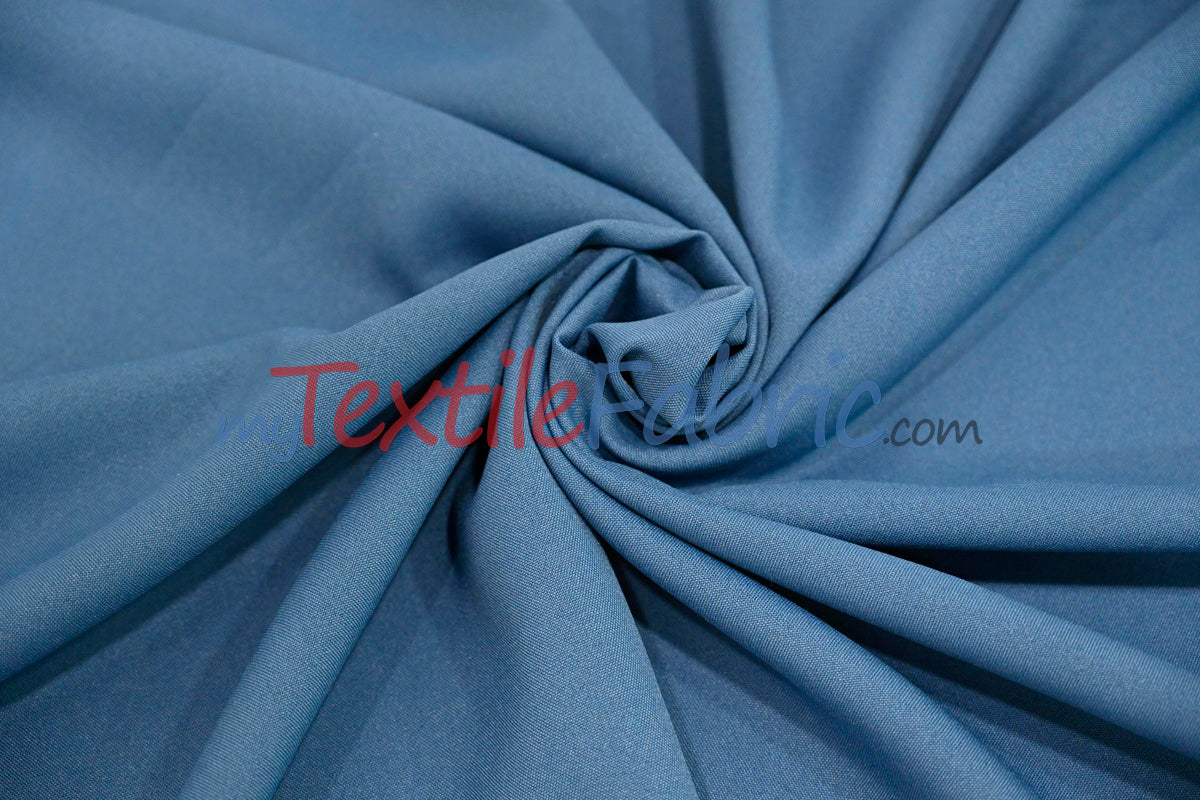 60" Wide Polyester Fabric Yards and Bolts | Visa Polyester Poplin Fabric | Basic Polyester for Tablecloths, Drapery, and Curtains