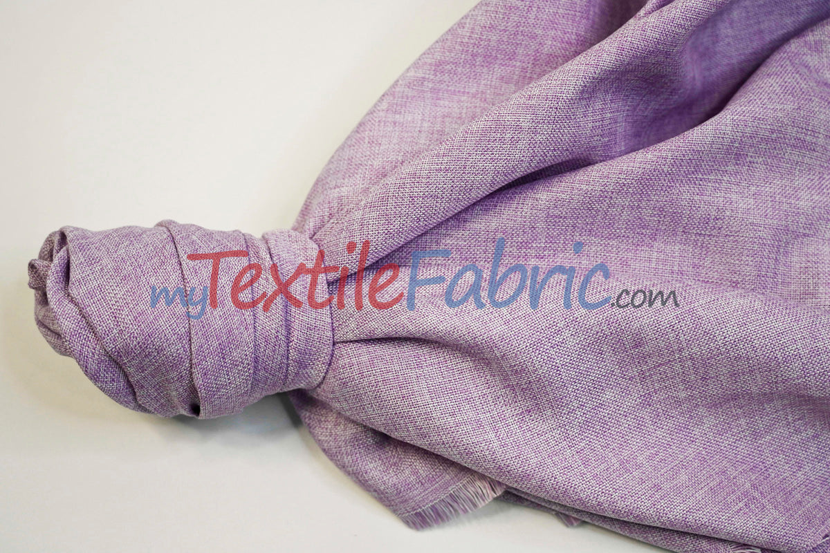 Vintage Linen Fabric | Imitation Burlap Fabric | 60" Wide | Faux Burlap | Vintage Rustic Natural Look Burlap | Washable Burlap Fabric for Decor |