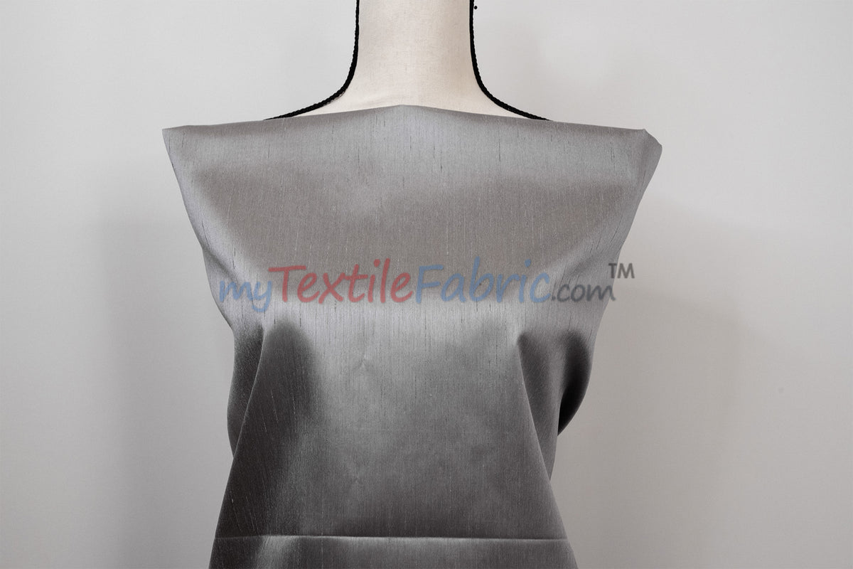 IFR Extra Wide Dupioni Silk | 100% Polyester Faux Dupioni Fabric | 120" Wide | Multiple Colors |