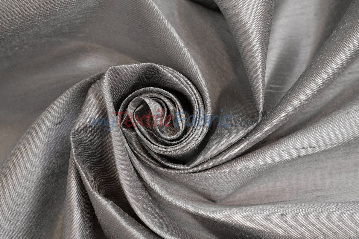 IFR Extra Wide Dupioni Silk | 100% Polyester Faux Dupioni Fabric | 120" Wide | Multiple Colors |
