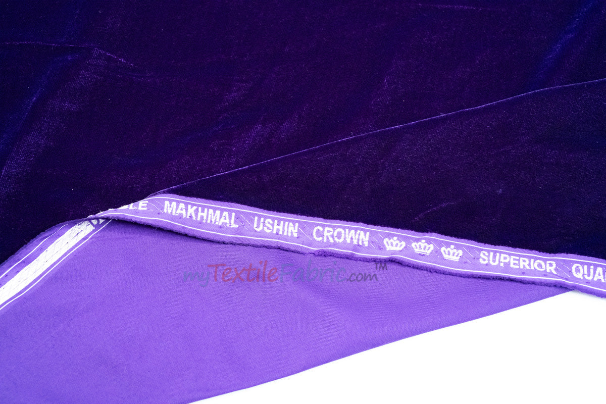 Micro Velvet Fabric by the Yard | Crown Velvet | 45" Wide | Multiple Colors |