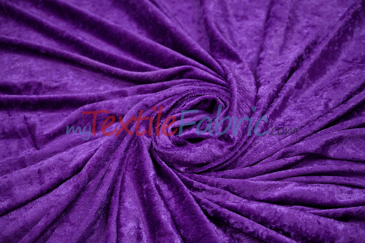Panne Velvet Fabric | 60" Wide | Crush Panne Velour | Apparel, Costumes, Cosplay, Curtains, Drapery & Home Decor