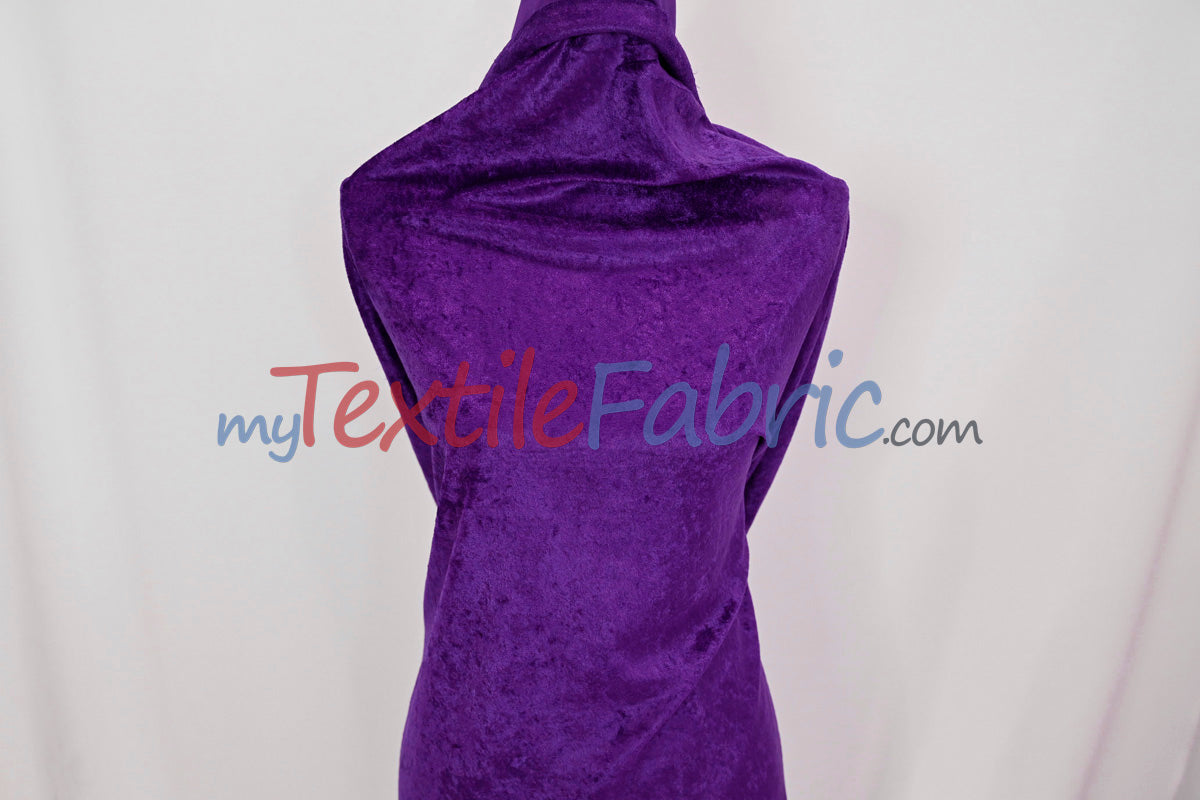 Panne Velvet Fabric | 60" Wide | Crush Panne Velour | Apparel, Costumes, Cosplay, Curtains, Drapery & Home Decor