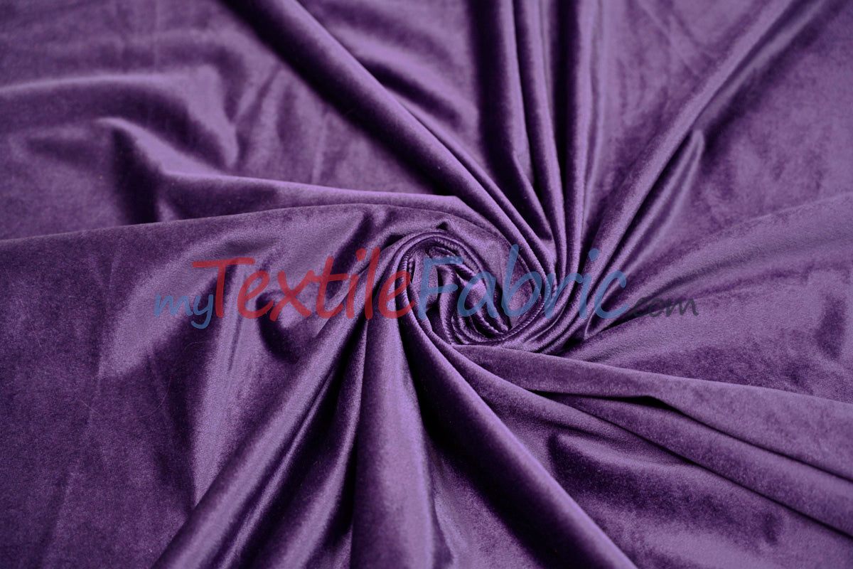 BT Royal™ ------------------------------A Plush Velvet Fabric | Soft and Plush Non Stretch Velvet Fabric | 60" Wide | Apparel, Decor, Drapery and Upholstery Weight | Multiple Colors