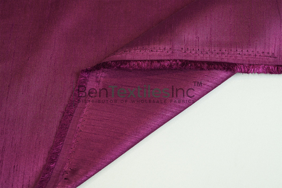 IFR Extra Wide Dupioni Silk | 100% Polyester Faux Dupioni Fabric | 120" Wide | Multiple Colors |