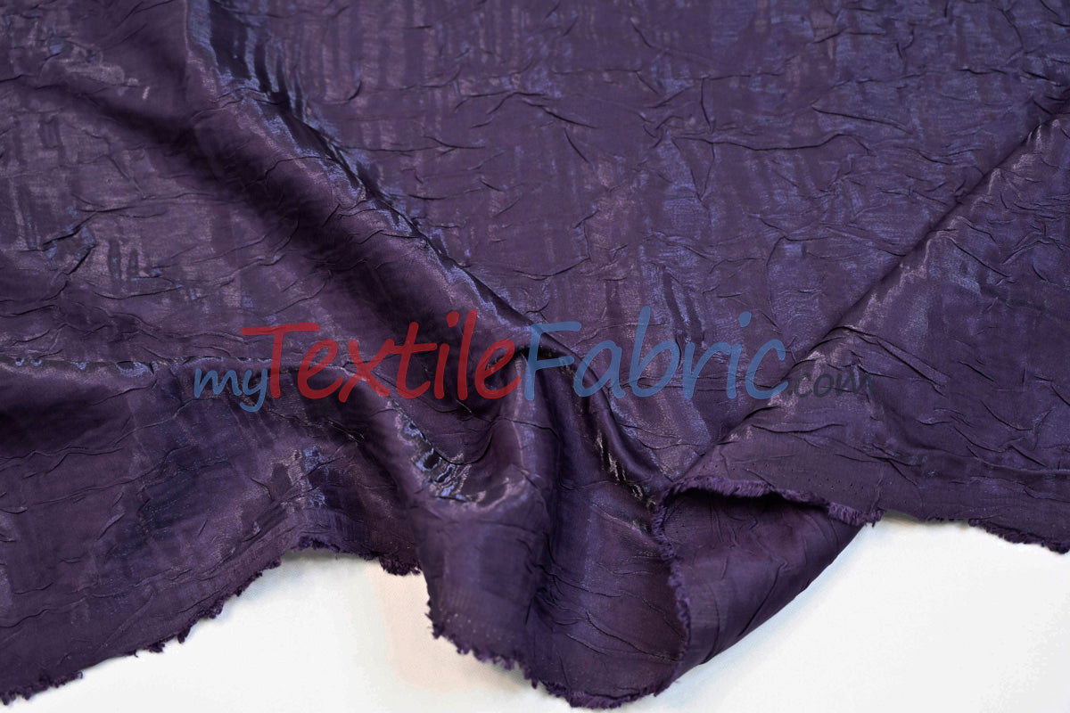 Iridescent Crush Shimmer Fabric | Iridescent Fabric | 54" Wide | Multiple Colors | Yards & Bolts