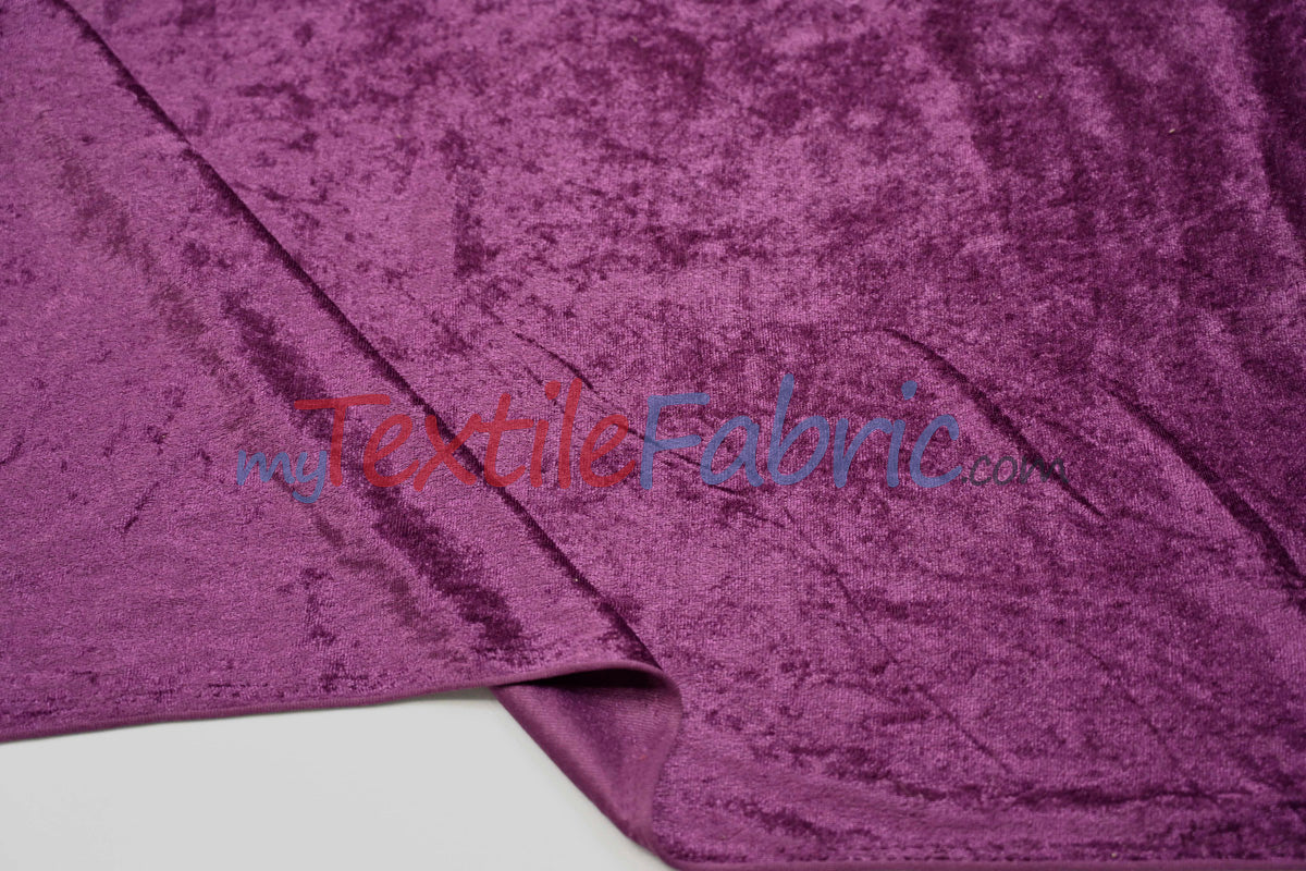 Panne Velvet Fabric | 60" Wide | Crush Panne Velour | Apparel, Costumes, Cosplay, Curtains, Drapery & Home Decor