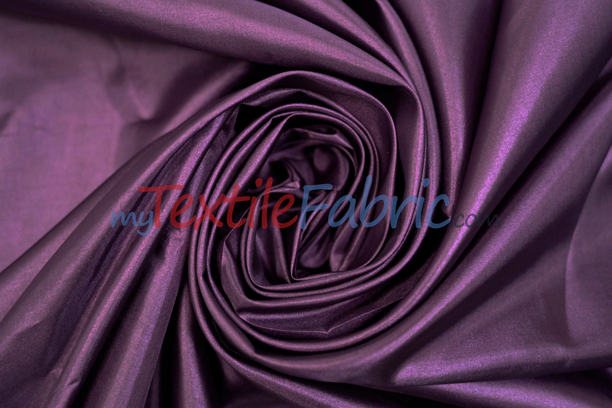 Polyester Silky Habotai Lining - 58" Wide - Super Soft and Silky Poly Habotai Fabric - Sample Swatch - Digital Printing, Apparel Lining, Drapery and Decor