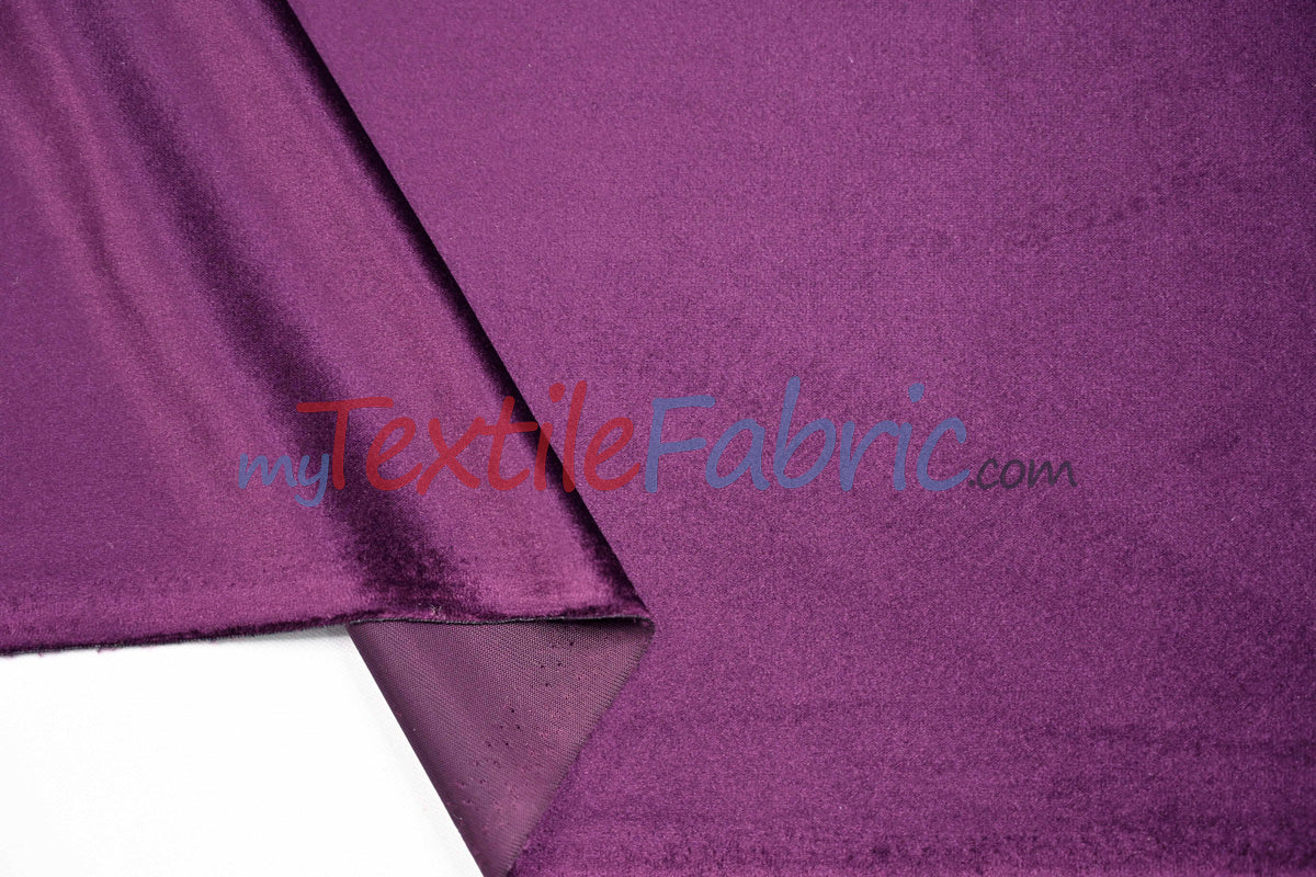 BT Royal™ ------------------------------A Plush Velvet Fabric | Soft and Plush Non Stretch Velvet Fabric | 60" Wide | Apparel, Decor, Drapery and Upholstery Weight | Multiple Colors