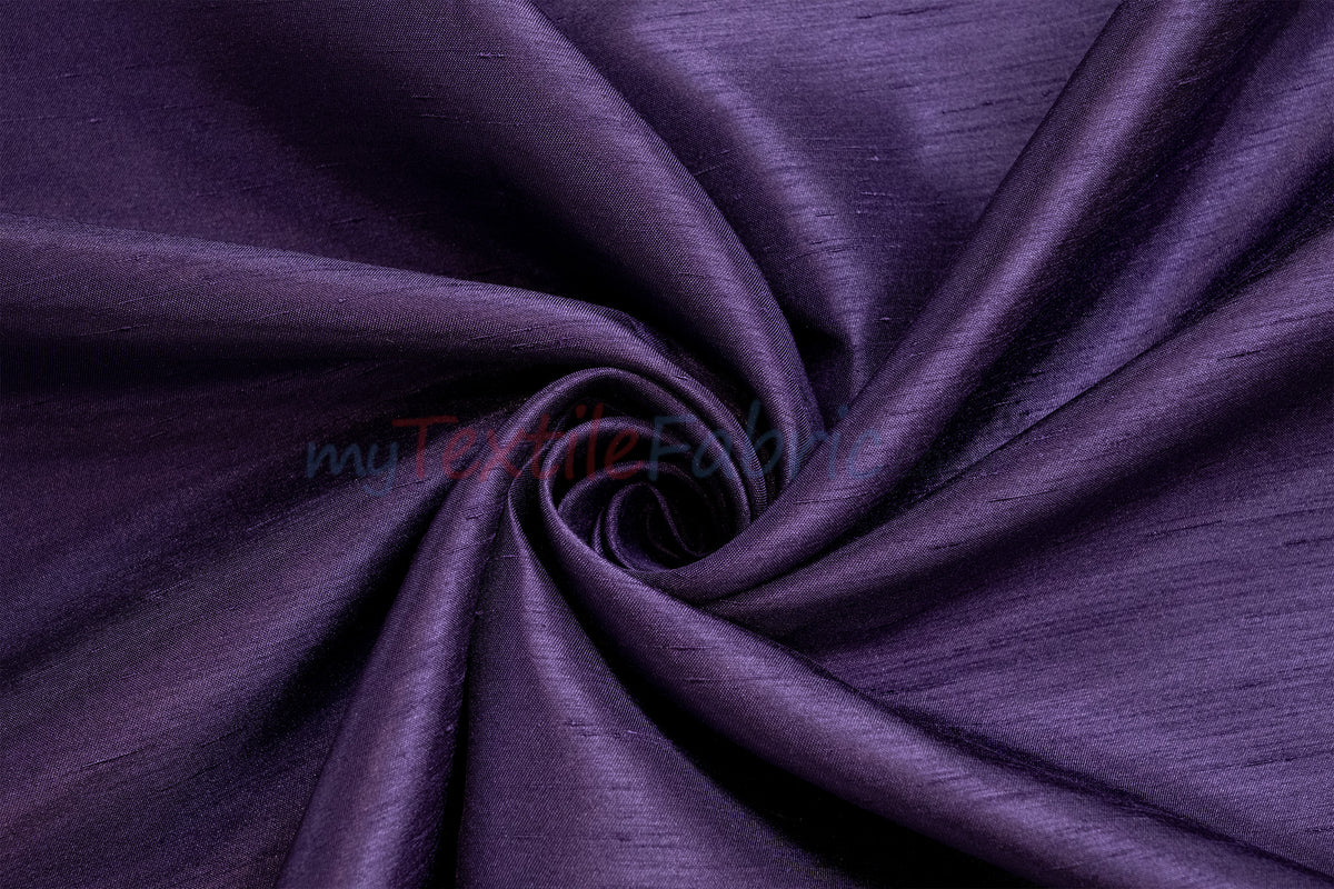Shantung Satin Fabric | Satin Dupioni Silk Fabric | 60" Wide | Multiple Colors | Yards & Bolts