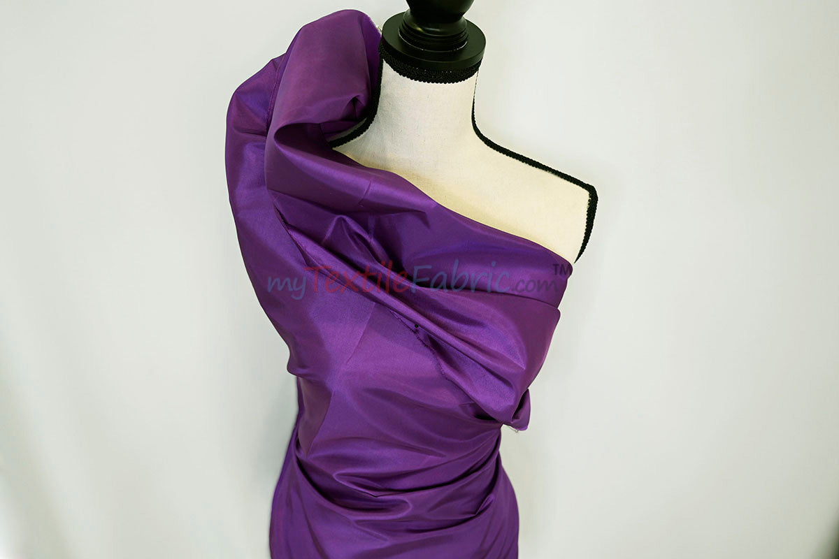 Taffeta Fabric | Two Tone Taffeta Fabric | Non Stretch Taffeta | 60" Wide | Multiple Solid Colors