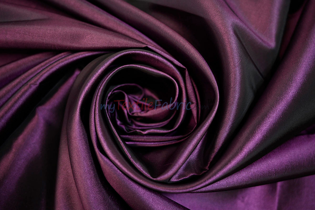 Taffeta Fabric | Two Tone Taffeta Fabric | Non Stretch Taffeta | 60" Wide | Multiple Solid Colors