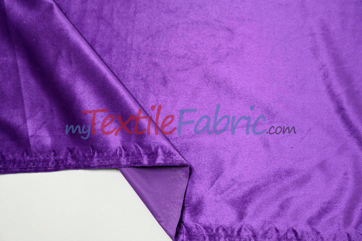 BT Royal™ ------------------------------A Plush Velvet Fabric | Soft and Plush Non Stretch Velvet Fabric | 60" Wide | Apparel, Decor, Drapery and Upholstery Weight | Multiple Colors