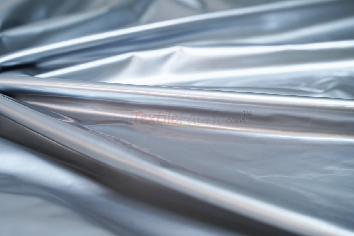 Shiny Stretch Patent Vinyl Fabric | 94% Polyester, 6% Spandex | 55" Wide | Glossy & Flexible Material for Fashion and Crafts