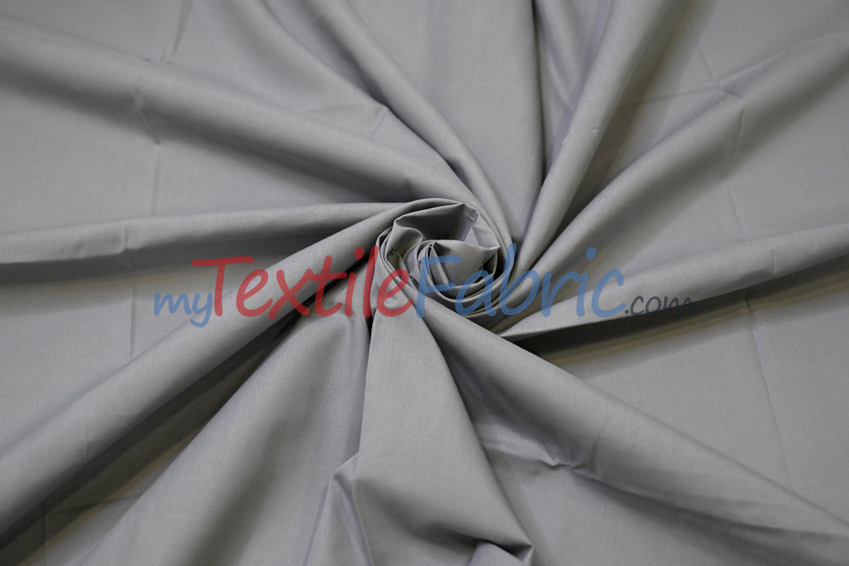Polyester Cotton Broadcloth Fabric | 60" Wide | Solid Colors | Continuous Yards and by Bolt