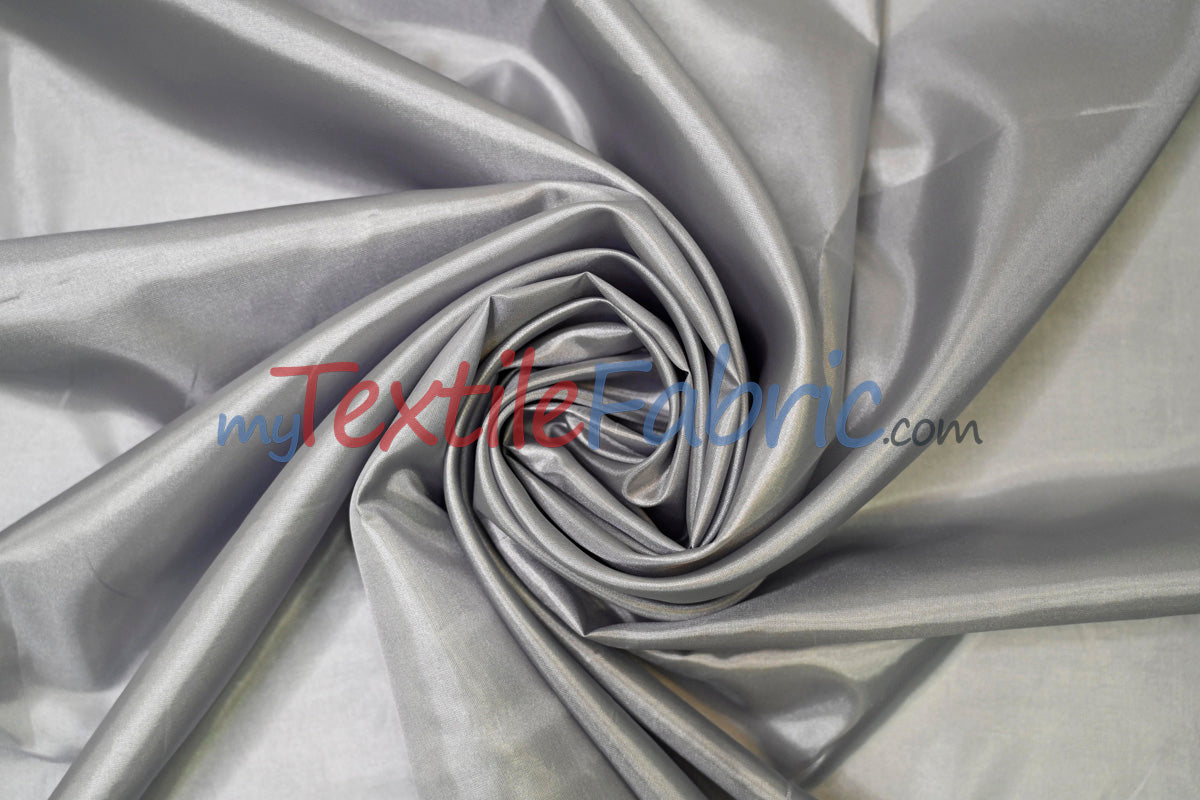 Polyester Silky Habotai Lining | 58" Wide | Super Soft and Silky Poly Habotai Fabric | Continuous Yards | Multiple Colors | Digital Printing, Apparel Lining, Drapery and Decor |