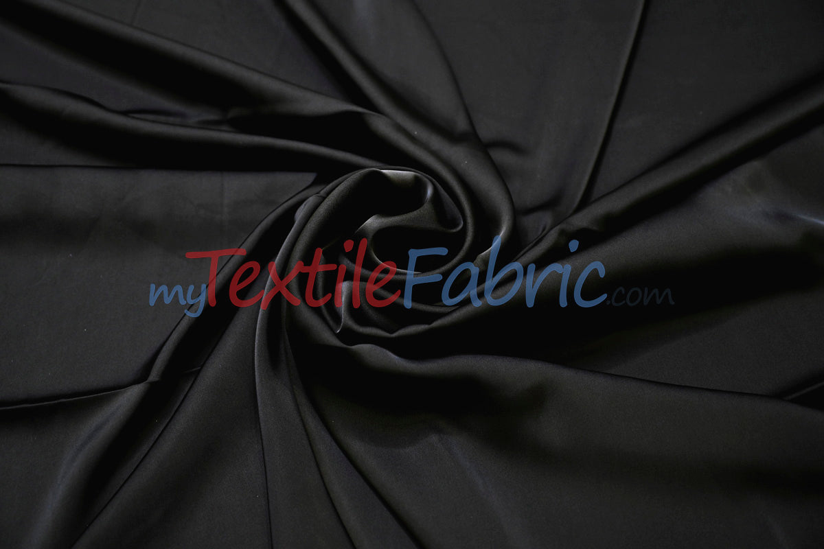 Double Sided Satin Fabric | 60" Wide | Luxurious Glossy Satin for Apparel & Décor