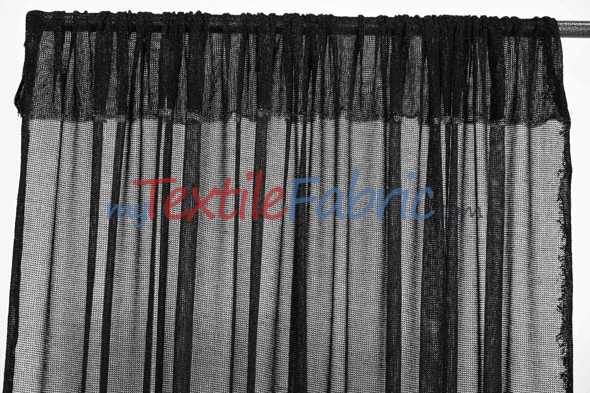 Sparkly Mesh – Metallic Stretch Knit Fabric by the Continuous Yard