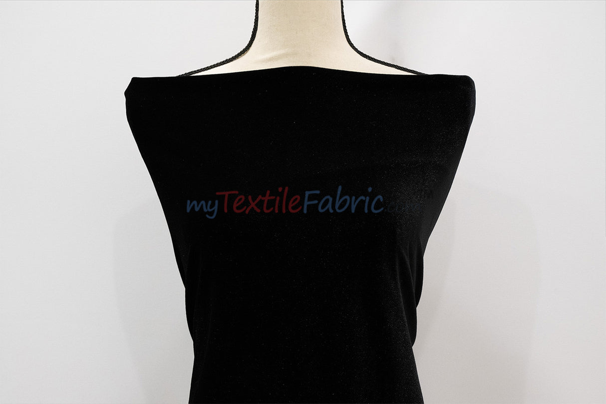 Soft and Plush Stretch Velvet Fabric | Stretch Velvet Spandex | 58" Wide | Spandex Velour for Apparel, Costume, Cosplay, Drapes |