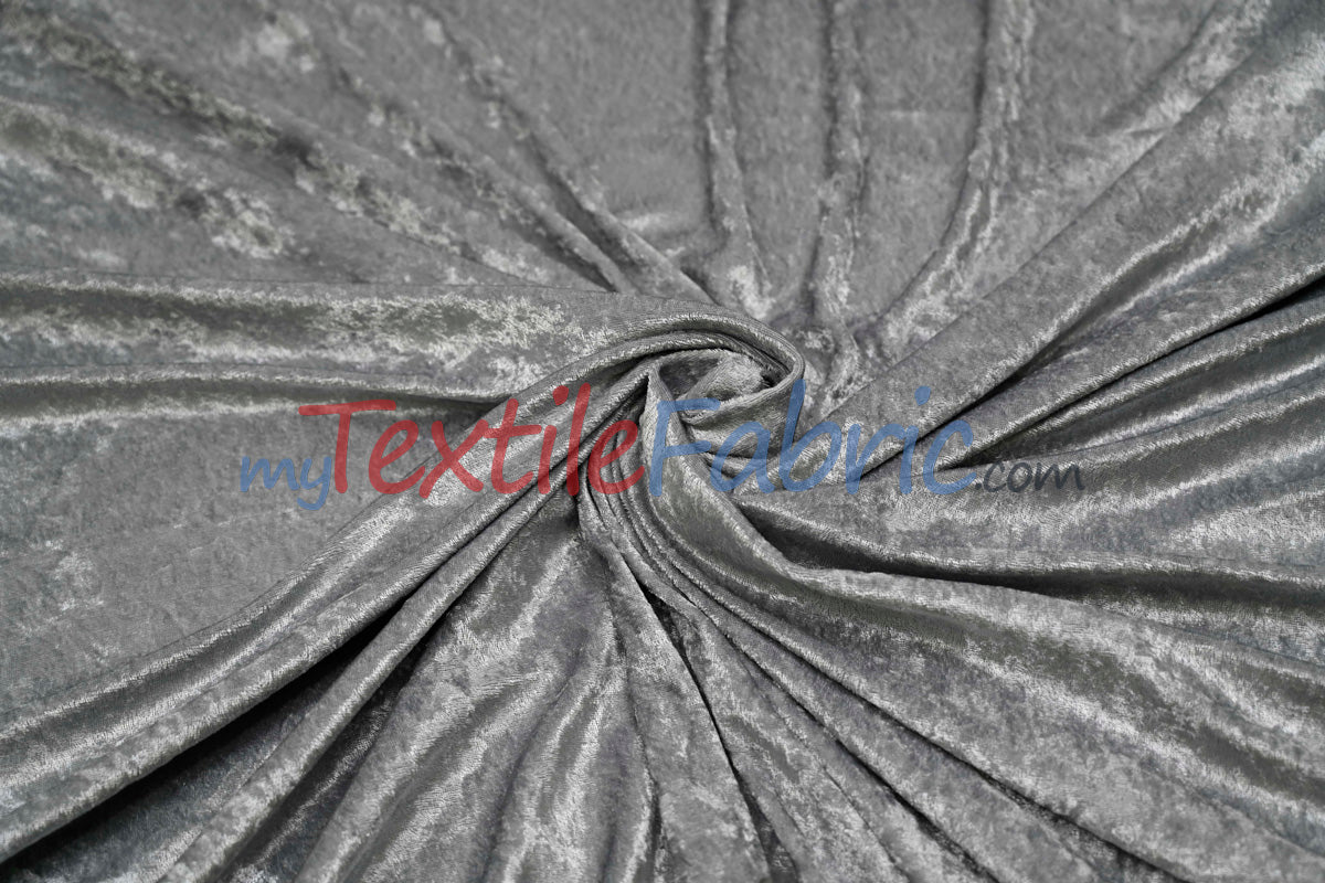Panne Velvet Fabric | 60" Wide | Crush Panne Velour | Apparel, Costumes, Cosplay, Curtains, Drapery & Home Decor