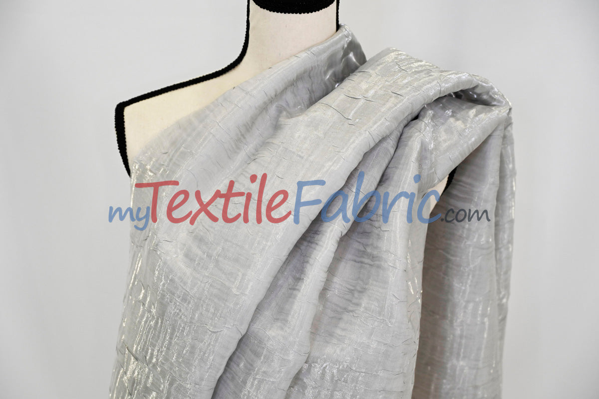 Iridescent Crush Shimmer Fabric | Iridescent Fabric | 54" Wide | Multiple Colors | Yards & Bolts